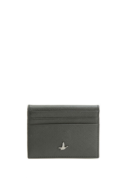 Black Multiple Men's Leather Card Holder