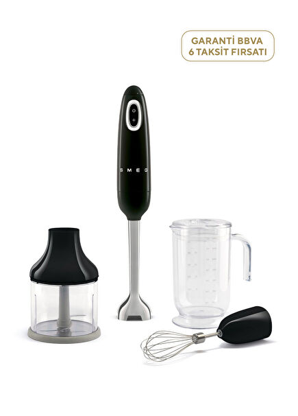 50's Style Retro Tritan™ Renew Siyah Blender Seti