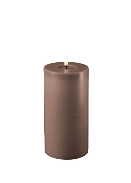 RF-0101 Mocha LED Brown Candle 10x20 cm
