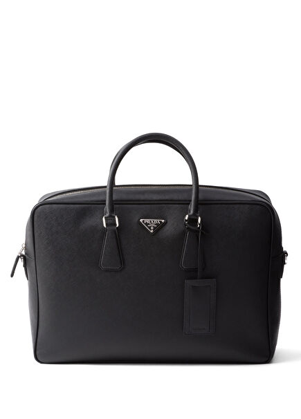 Saffiano Leather Briefcase