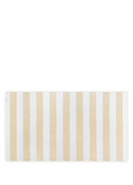 Tina White Lemon Cotton Beach Towel 100 x 180 cm