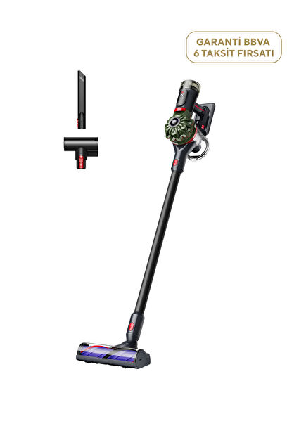 V8 Cyclone Siyah Yeşil Kablosuz Dikey Süpürge