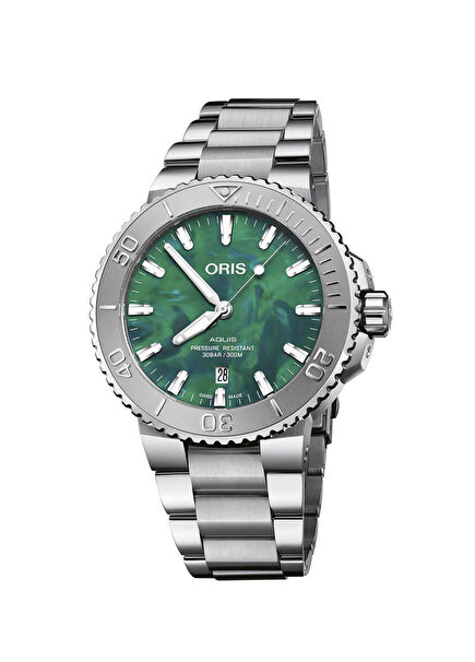 Aquis Oris X Bracenet 01 733 7730 4137-07 8 24 05PEB Gri Çelik Erkek Kol Saati