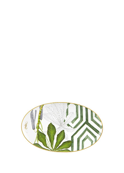 Amazonia Multicolored Porcelain Serving Plate