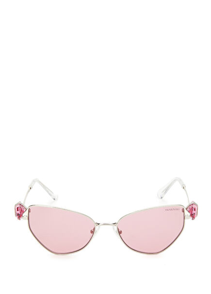 Silver Pembe Taşlı Kadın Güneş Gözlüğü