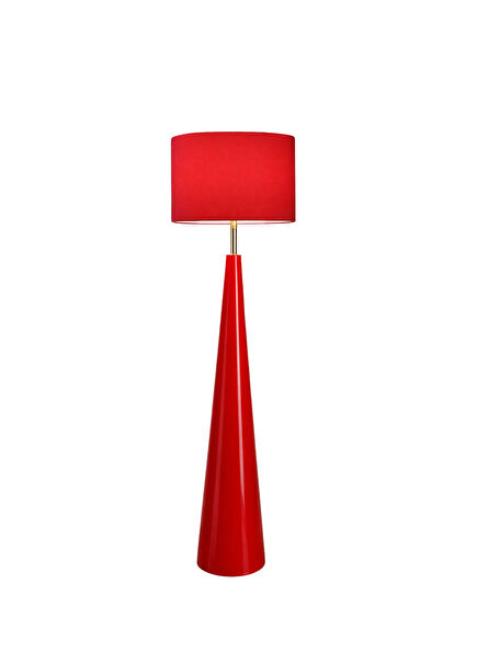 Madonna Red Wooden Floor Lamp