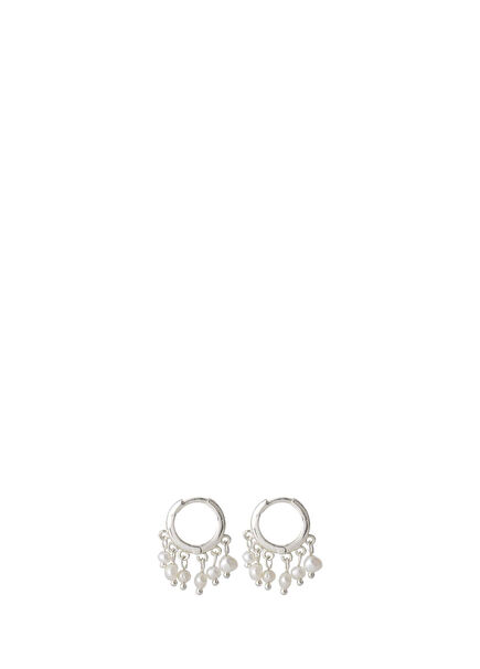 Monolia Silver Women's Pearl Earrings