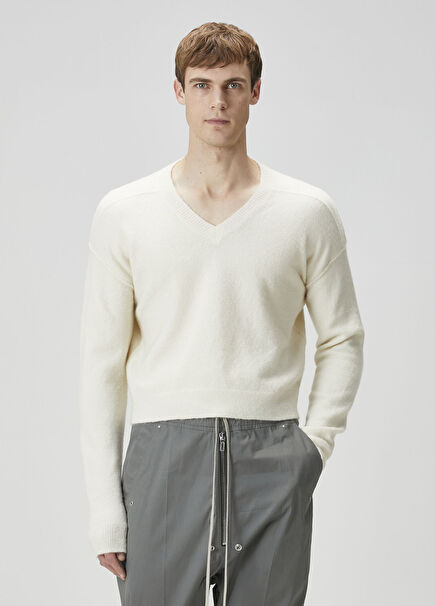 Off-White Wool Sweater