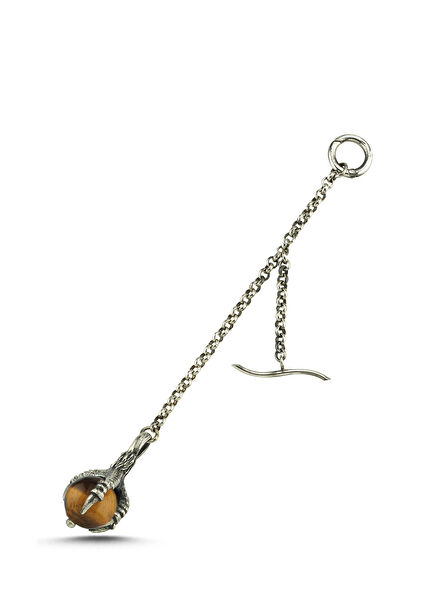 Claw Erkek Zincir Gümüş Kolye