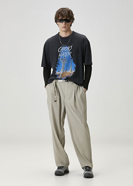 Mink Pleated Trousers