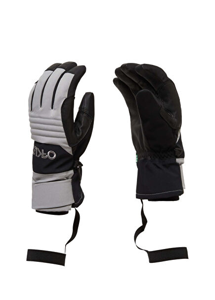 B1B Grey Unisex Ski Gloves