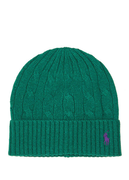 Dark Green Women's Wool Beanie