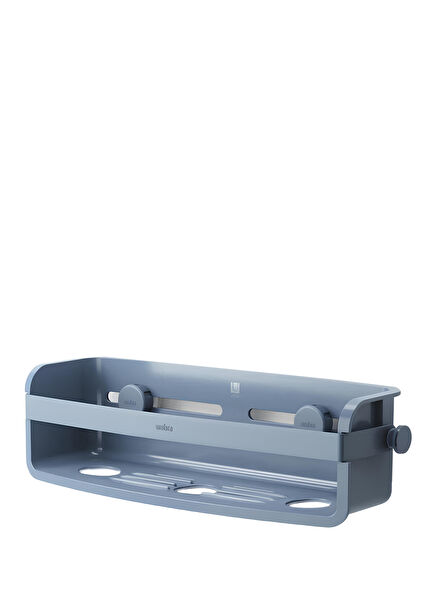 Flex Gri Mavi Banyo Rafı