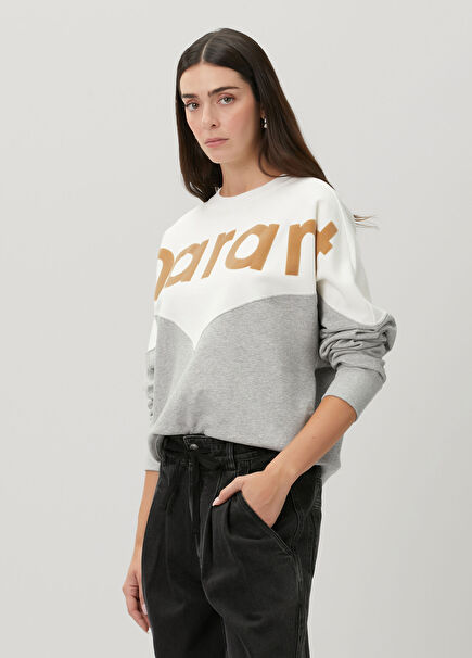 Houston Beyaz Gri Sweatshirt