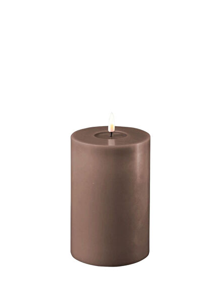 RF-0100 Moka LED Brown Candle 10x15 cm