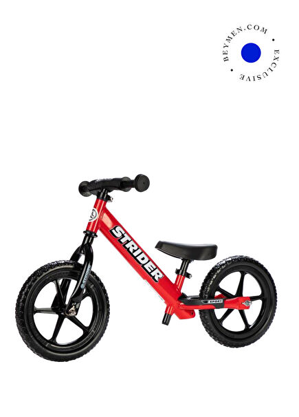 12 Sport Kırmızı 2 Tekerlekli 18 Ay - 5 Yaş Çocuk Denge Bisikleti