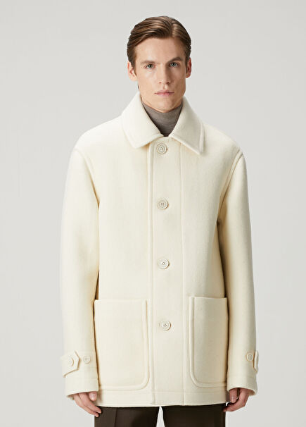 White Wool Coat