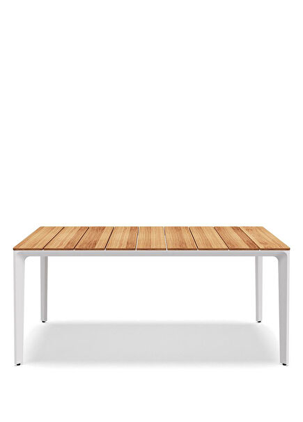 Carver Alüminyum White Masa