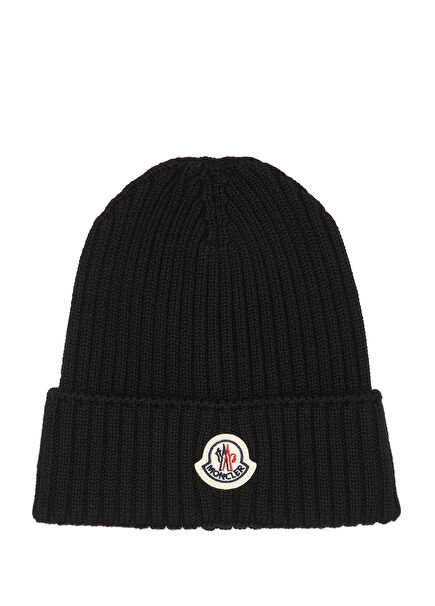 Siyah Erkek Çocuk Yün Bere