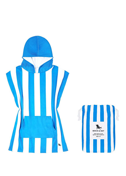 Bondi Blue M UV Protection Boys' Poncho