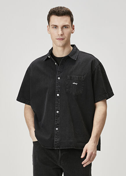 Black Denim Shirt