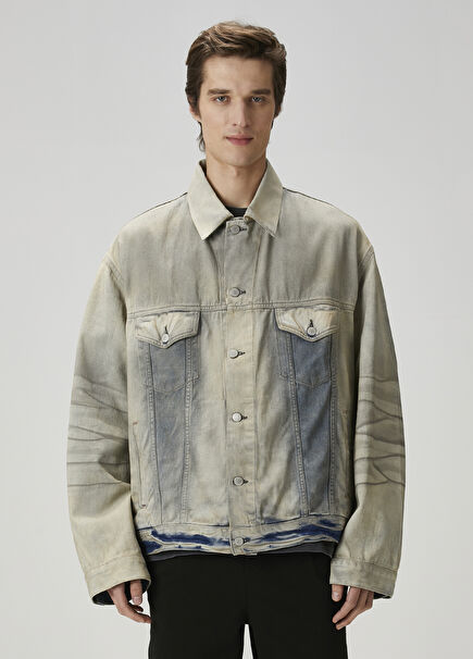 Light Blue Oversized Denim Jacket
