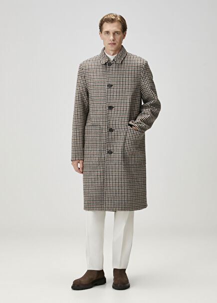 Siyah Kahverengi Çift Taraflı Mont