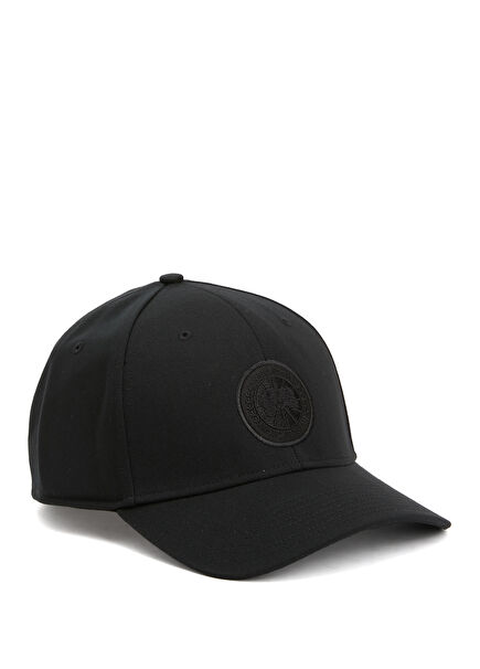 Black Logo Embroidered Men's Hat