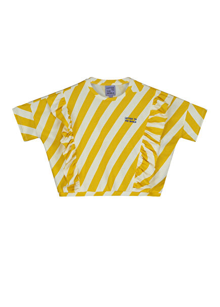 Geneve Yellow Unisex Kids Organic Cotton T-Shirt