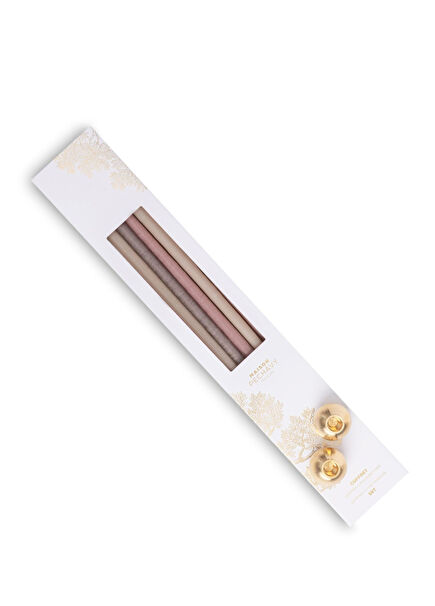 Peonie Multicolored Candle Set