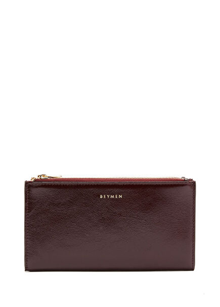 Burgundy Women's Leather Wallet