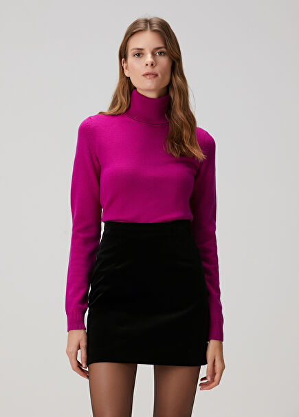 Purple Wool Sweater