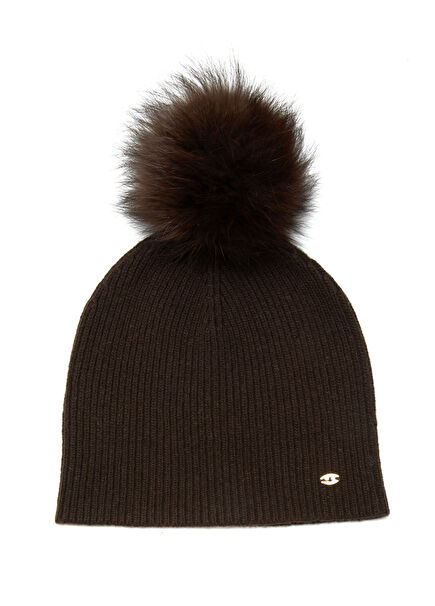 Brown Women's Wool Beanie