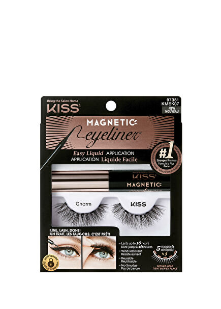 Magnetic Long & Intense Whole False Eyelashes & Eyeliner