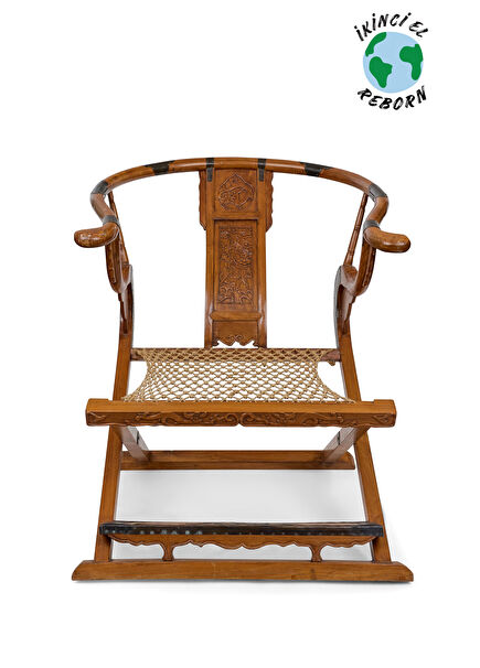 Uzak Doğu Katlanabilir 1 Kahverengi Bambu Sandalye