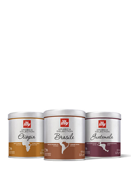 Arabica Selection Ground Coffee Set 3x125 gr