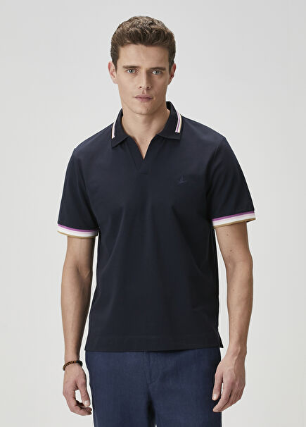 Lacivert Polo Triko