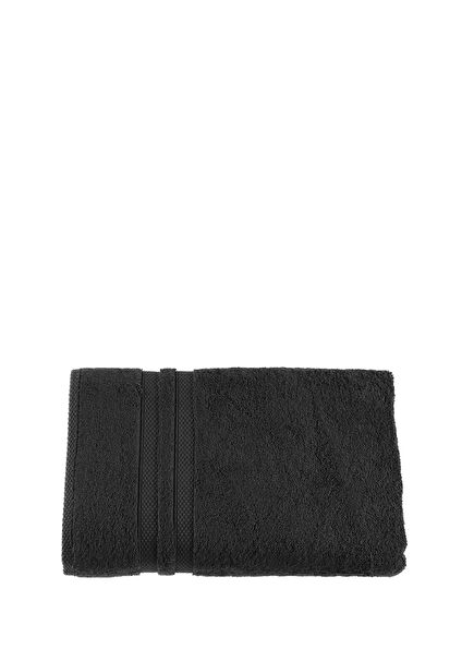 Serenity Anthracite Cotton Face Towel 50x90 cm
