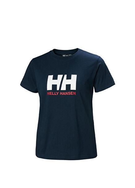 W HH Logo 3.0 Navy Kısa Kollu Kadın T-Shirt