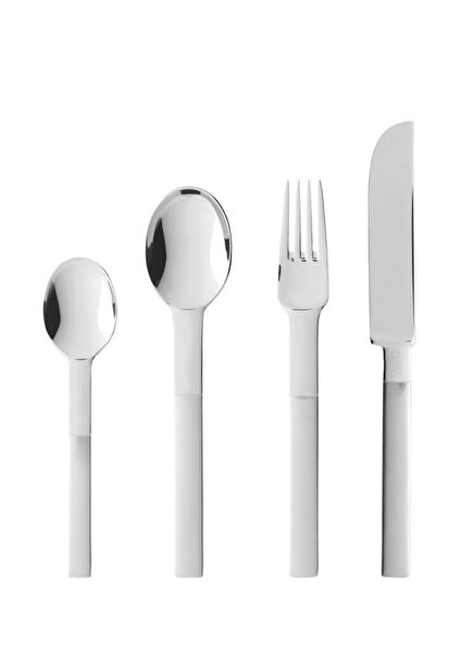 Nobel Gümüş Çelik 16 Parça 4 Kişilik Çatal Bıçak Kaşık Takımı