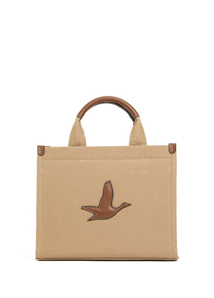 Brown Small Women's Canvas Bag