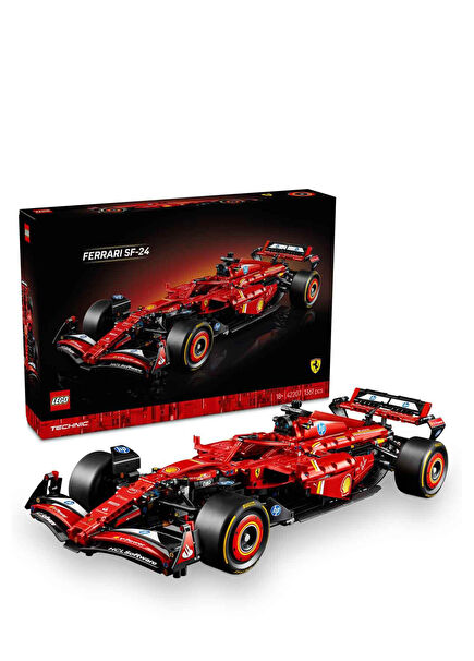 Technic Ferrari SF-24 F1 Araba 1361 Parça Koleksiyonluk Yarış Arabası Yapı Oyuncağı 42207
