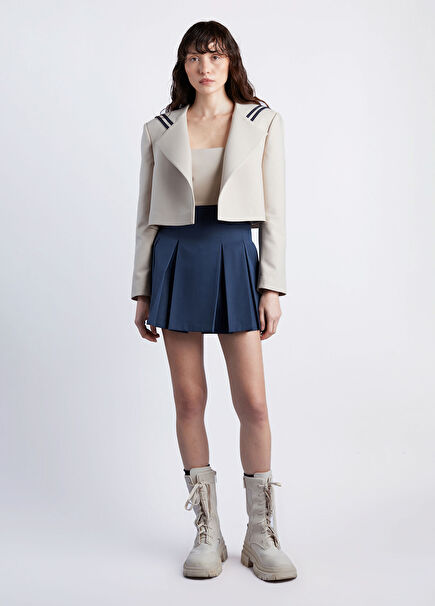 Sail Beige Women's Short Jacket