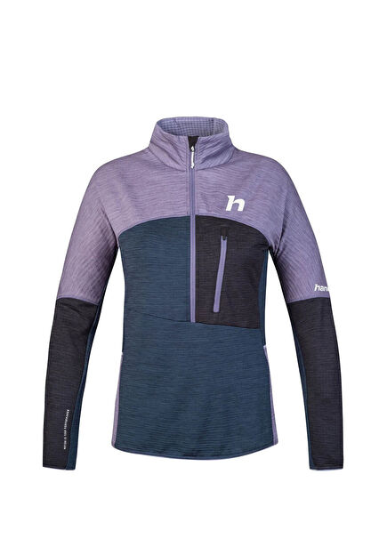 Meda HZ Lavender Gray Stratified Kadın Spor Sweatshirt