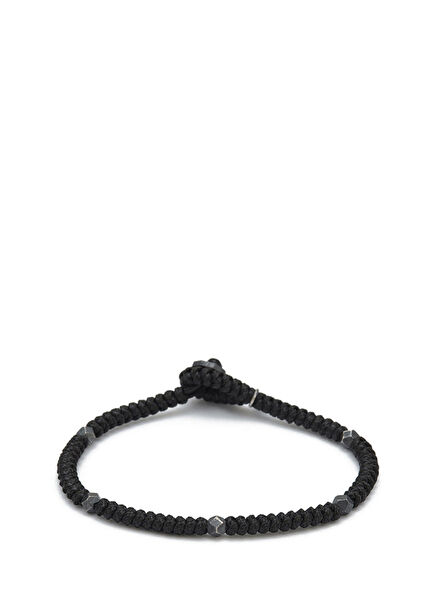 Black Snake Knot Bracelet in Oxide