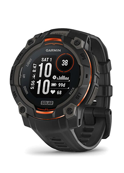Instinct 3 Siyah 45 mm Solar Akıllı Saat