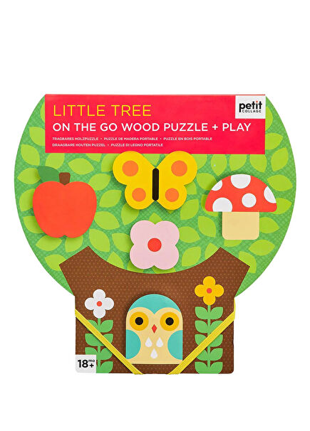 Little Tree Portable Large Piece Wooden Puzzle