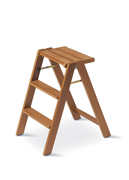 Osimo Kiraz Ağacı Ahşap 3 Basamaklı Merdiven