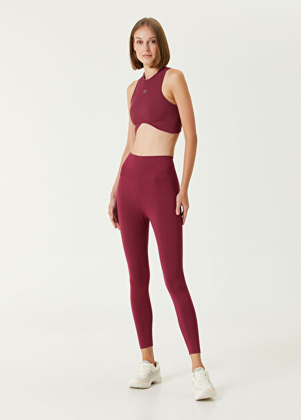 Athena Seamless Burgundy Leggings