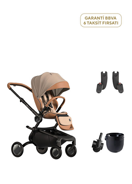 Creo Mocha Double Sided Stroller